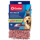 O-Cedar Pet Pro Microfiber Dust Mop Head Replacement: Microfiber, Multi-Surface Application, Unscented