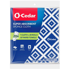 O-Cedar Super Absorbent Sponge Cloth - 3ct