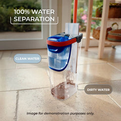 O-Cedar H2prO Flat Mop System: Steel Handle, Microfiber Head