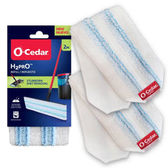 O-Cedar H2prO Mop Head Replacement Refill- 2ct: Microfiber, Multipurpose Cleaning Tool Refills