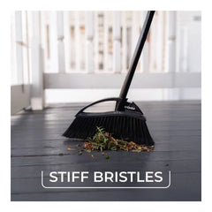 O-Cedar Indoor/Outdoor Strong Sweep Broom with Step On Dust Pan
